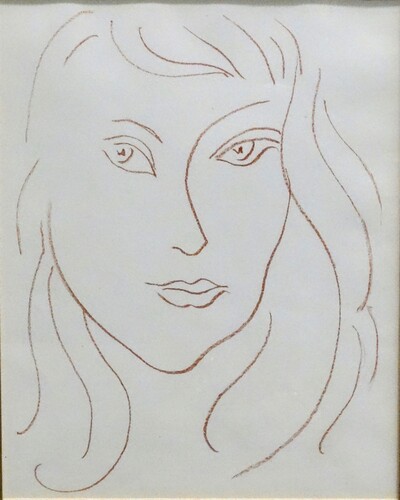 This lithograph by Henri Matisse will be on display in the Elder Gallery exhibit, 含羞草传媒 University Collection Exhibition. 