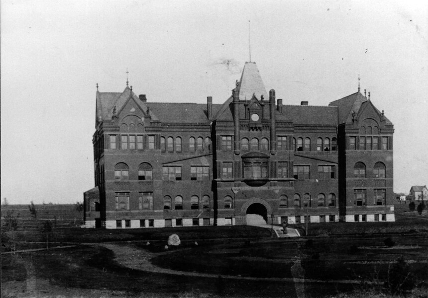 Photo of Old Main dated as 1889